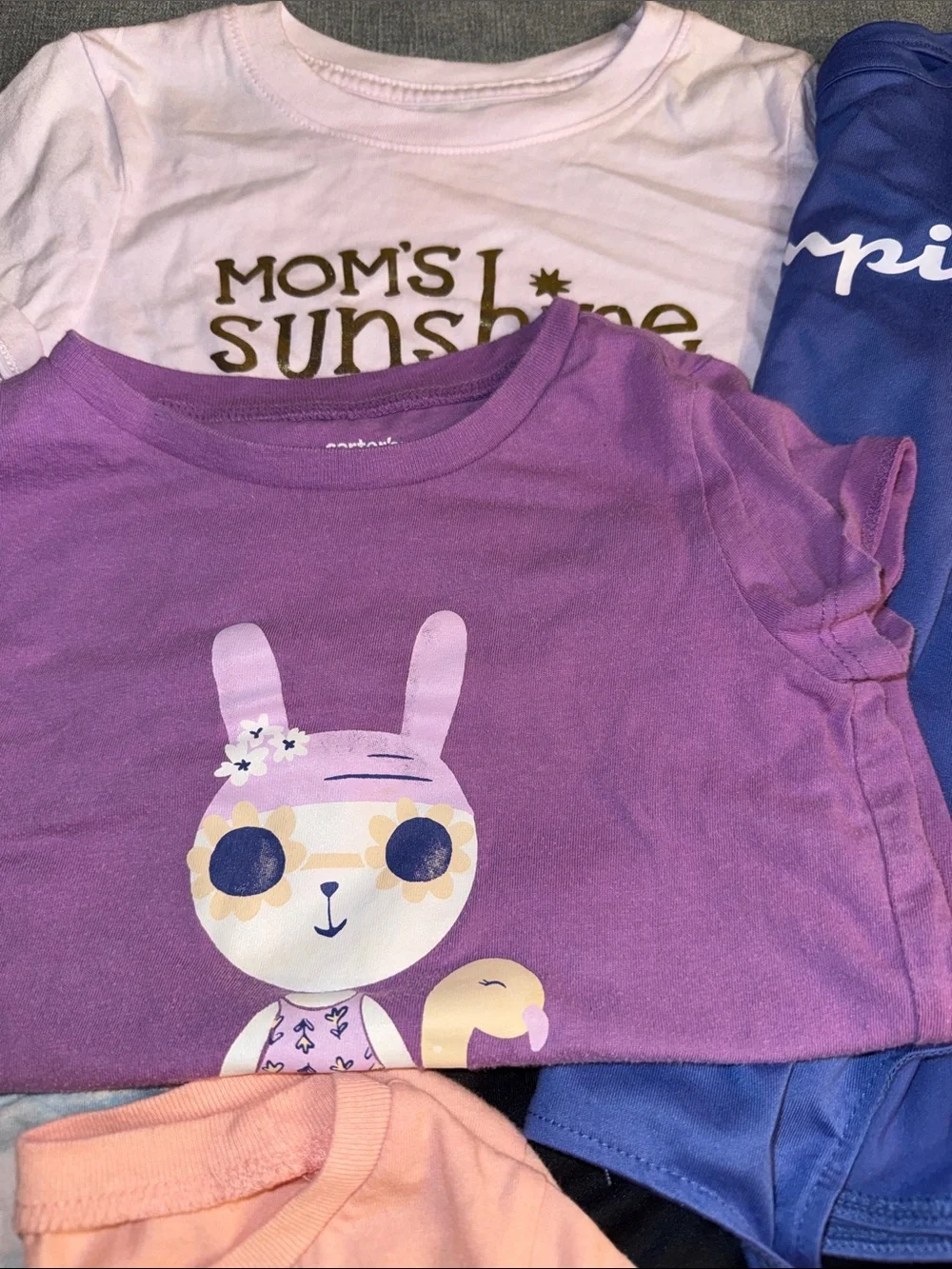 Girls 4T Short Sleeve Top Lot